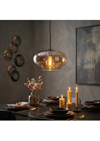 hofstein Mertola Suspension, Suspension Ambre, 1 lumi&egrave;re