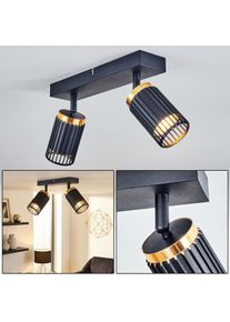 hofstein Fenik Plafonnier Noir, 2 lumi&egrave;res