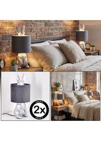 hofstein Gorman Lampe &agrave; poser Argent&eacute;, 1 lumi&egrave;re