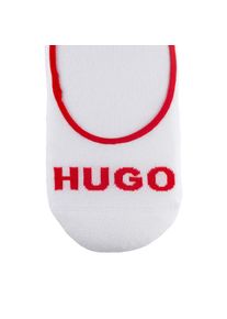 HUGO Underwear, Herren, F&uuml;&szlig;linge &raquo;3P SL PLUSH LOGO CC&laquo; Packung, 3er, 3 Paar tlg. mit kontrastfarbenem HUGO-Schriftzug, White 100, 43-44, 3er Pack 