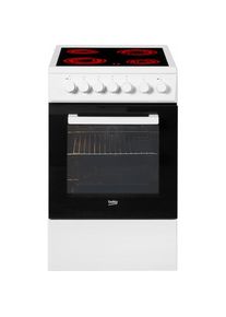 Beko, Elektro-Standherd &raquo;FSM57100GW&laquo; Simple Steam Reinigungsfunktion Abnehmbare Backofent&uuml;r, wei&szlig;, Verschiedene Beheizungsarten wie Grill, Hei&szlig;luft 
