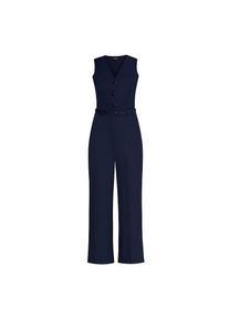 Vera Mont, Damen, Jumpsuit &raquo;Jumpsuit mit G&uuml;rtel&laquo;, Night Sky, 42 - EURO, Passform: Figurbetont