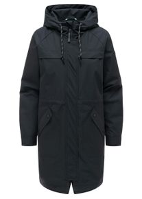 Regenmantel Ragwear "Regenmantel Ximenna", Damen, Gr. S, schwarz, Obermaterial: 100% Polyester PES. Obermaterial: Futter: 100% Polyester PES., M&auml;ntel Regenmantel