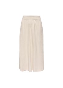 Only, Damen, Maxirock &raquo;ONLTIZANA LONG SKIRT WVN NOOS&laquo;, Silver Lining, S, Maxirock von Only