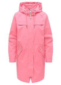 Regenmantel Ragwear "Regenmantel Ximenna", Damen, Gr. S, rosa (pink), Obermaterial: 100% Polyester PES. Obermaterial: Futter: 100% Polyester PES., M&auml;ntel Regenmantel