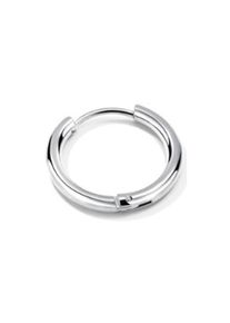 Firetti, Damen, Single-Creole &raquo;Schmuck Geschenk Ohrschmuck einzeln Classic&laquo;, edelstahlfarben, 14, Schlichter und zeitloser Ohrschmuck