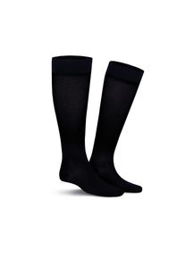 Kniestr&uuml;mpfe Kunert "FLY&CARE", Herren, Gr. 47-48, schwarz, navy, Baumwollmischung, normal, Socken Kniestr&uuml;mpfe, St&uuml;tzklasse 3, druckfreier Komfortbund