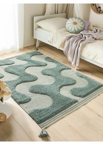 Lytte Lastenmatto Muriel Vihre&auml;/turkoosi 90x130 cm Vihre&auml;/turkoosi Abstrakti