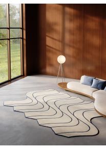 benuta Finest Matto Nami Kerma/Sininen 160x230 cm Kerma/Sininen Abstrakti