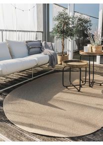 benuta nest Sis&auml;- ja ulkomatto Nandi Beige 120x170 cm Beige Yksiv&auml;rinen,Rakennemix