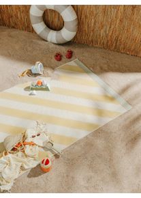 Lytte Sis&auml;- ja ulkomatto Sunny Keltainen 80x150 cm Keltainen Geometrinen,Raitoja