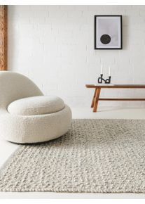 benuta pure Villamatto Lana Harmaa 120x170 cm Harmaa Yksiv&auml;rinen