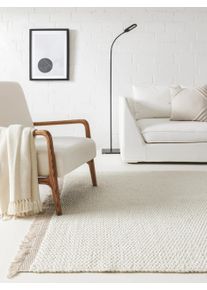 benuta pure Villamatto Lana Kerma 120x170 cm Kerma Yksiv&auml;rinen