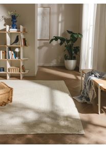 benuta pure Juuttimatto Jutta Norsunluu 80x150 cm Norsunluu Geometrinen,Yksiv&auml;rinen