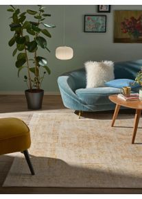 benuta nest Pest&auml;v&auml; matto Miray Beige/Keltainen 120x170 cm Beige/Keltainen Vintage