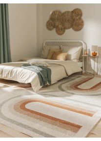 benuta POP Matto Ida Moniv&auml;rinen 80x150 cm Moniv&auml;rinen Abstrakti,Geometrinen