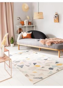 benuta POP Matto Dessert Moniv&auml;rinen 120x170 cm Moniv&auml;rinen Geometrinen