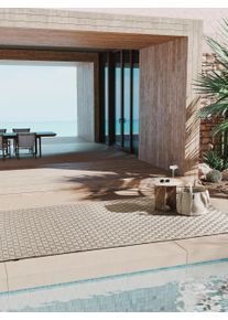 benuta Finest Sis&auml;- ja ulkomatto Dalida Vaaleanharmaa 160x230 cm Vaaleanharmaa Yksiv&auml;rinen