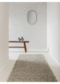 benuta pure Villamatto Lana Harmaa 70x200 cm Harmaa Yksiv&auml;rinen