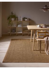 benuta pure Dywan z sizalu Greta kremowy 120x180 cm0000 Sisal Obramowanie,Jednolity