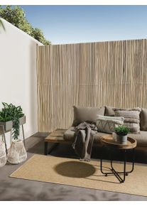 benuta Basic Bieżnik ogrodowy Iowa beżowy 80x250 cm0000 Polipropylen Jednolity