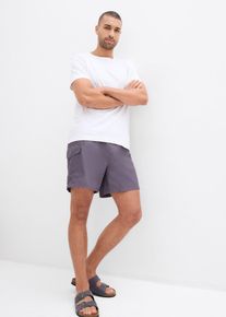 Badeshorts mit Cargotasche, grau, Gr&ouml;&szlig;e 64/66 (3XL), bonprix