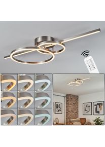 hofstein Goren Taklampa LED Nickel matt, 1-ljusk&auml;llor