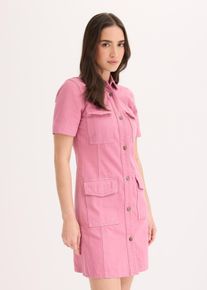 Minikleid aus reiner Baumwolle, rosa, Gr&ouml;&szlig;e 36, 100% Baumwolle, bonprix