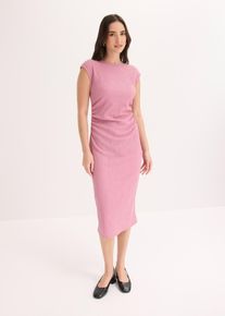 Shirtkleid aus strukturiertem Cr&ecirc;pe, rosa, Gr&ouml;&szlig;e 36/38 (S), bonprix