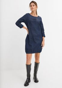 Stretch-Jeanskleid, blau, Gr&ouml;&szlig;e 42, mit Baumwolle, bonprix