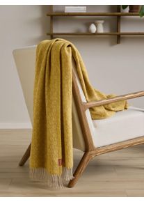 Couverture Liana Jaune 130x180 cm - Tapis poil court design moderne pour salon