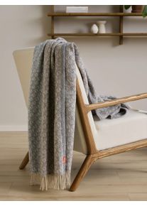 Couverture Liana Gris 130x180 cm - Tapis poil court design moderne pour salon