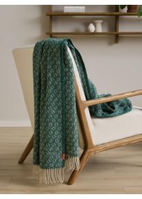 Couverture Liana Vert 130x180 cm - Tapis poil court design moderne pour salon