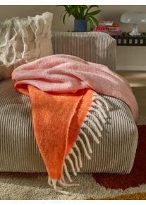 Couverture Lara Rose 130x170 cm - Tapis poil court design moderne pour salon