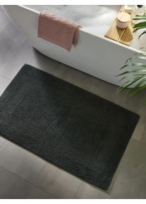 Badrumsmatta Lessa Antracit 60x100 cm