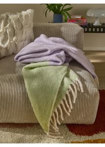 Couverture Lara Mauve 130x170 cm - Tapis poil court design moderne pour salon