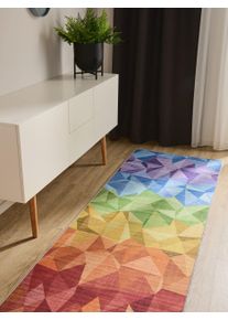 Couloir George Multicouleur 80x240 cm0000 - Tapis poil court design moderne pour salon