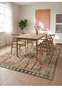 benuta nest Tapis Vintage Casa Multicouleur 15x15 cm &Eacute;chantillon - Tapis poil ras / effet us&eacute;