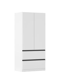 Rauch Dreht&uuml;renschrank &raquo;Kleiderschrank Schrank Garderobe COSTA in den Breiten 91/136/181 cm&laquo; in 3 Ausstattungen BASIC/CLASSIC/PREMIUM, viel Platz, 
