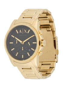 Armani Exchange M&auml;n Analog klocka guld Storlek One Size