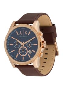 Armani Exchange M&auml;n Analog klocka brun / ros&eacute;guld Storlek One Size