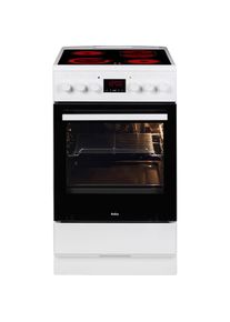 Amica Elektro-Standherd &raquo;SHC 903 001 W&laquo; mit 1-fach-Teleskopauszug Simple Steam Reinigungsfunktion Komfortables Kochen und Backen mit bequemer 