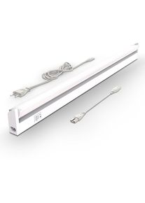 B.K.LICHT Lichtleiste LED-Board Neutralwei&szlig; Warmwei&szlig; Unterschrankleuchte, 150&deg; schwenkbar, Farbtemperatur w&auml;hlbar, wei&szlig;
