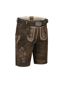 N&uuml;bler N&uuml;bler Trachtenlederhose &raquo;Lederhosen kurz Latz Hansi&laquo; braun, Gr&ouml;&szlig;e 50
