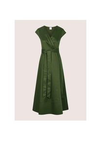 Madeleine Mode MADELEINE Midikleid &raquo;Wickelkleid Sommerkleid mit V-Ausschnitt&laquo; Eingrifftasche Wickelkleid mit Kap&auml;rmeln gr&uuml;n, Gr&ouml;&szlig;e 46