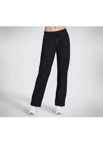 Funktionshose Skechers "GO LUXE RIB PANT", Damen, Gr. 3XL, N-Gr, schwarz, Obermaterial: 83% Polyester, 17% Elasthan, Hosen Funktionshose
