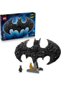 Konstruktionsspielsteine Lego "Batman Logo (76330), Lego Super Heroes", bunt, Spielbausteine, Kinder, Kunststoff, Konstruktionsspielsteine