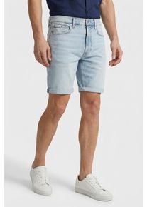 Shorts Calvin Klein Jeans "SLIM SHORT", Herren, Gr. 30, N-Gr, abner, Denim/Jeans, Obermaterial: 70% Baumwolle, 29% Polyester, 1% Elasthan, unifarben, klassisch normal, Hosen Shorts, Slim fit mit praktischen Taschen