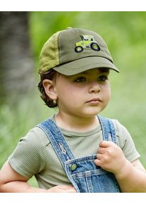 Baseball Cap MaxiMo, Jungen, Gr. 47/49, gr&uuml;n, Canvas, Baumwolle, Caps Baseball Cap, Traktor-Motiv, Gr&ouml;&szlig;enverstellbar, Baumwolle