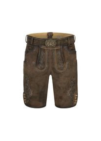 N&uuml;bler N&uuml;bler Trachtenlederhose &raquo;Lederhosen kurz Latz Luther&laquo; braun, Gr&ouml;&szlig;e 54